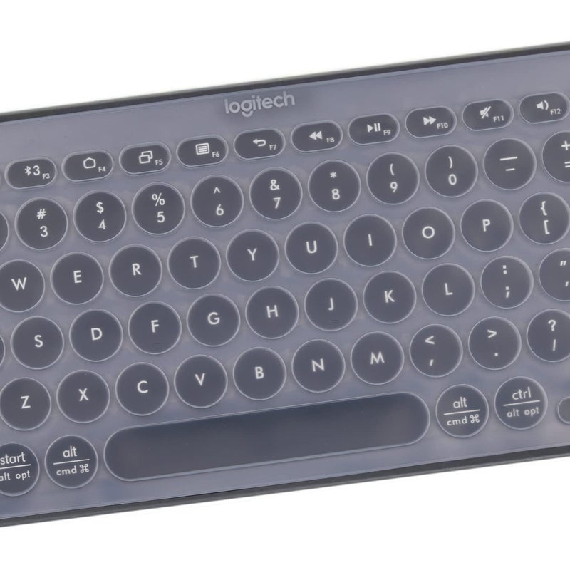 MUBUY-GOL Keyboard Cover for Logitech K380 Pebble Multi-Device Bluetooth Keyboard/Logitech Pebble Keys 2 K380s/Logitech K380 Multi-Device Bluetooth Keyboard, Logitech K380 Wireless Keyboard Cover, US Layout - Image 5